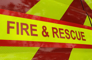Fire and Rescue logo. 