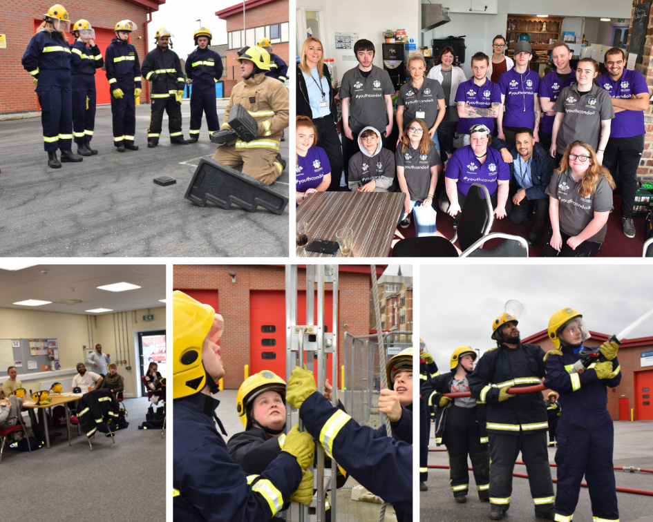 Selection of Prince's Trust course photos.