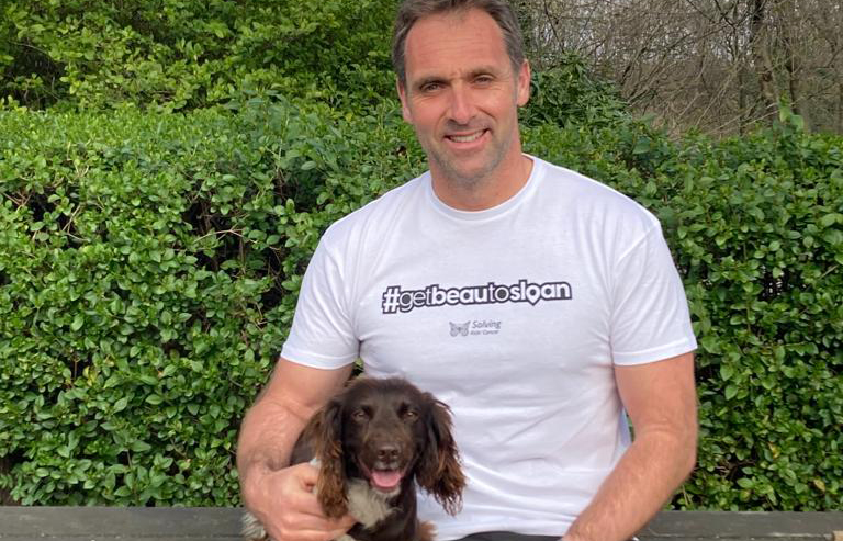 Firefighter John Hutchinson and Urban Search and Rescue dog Jessie