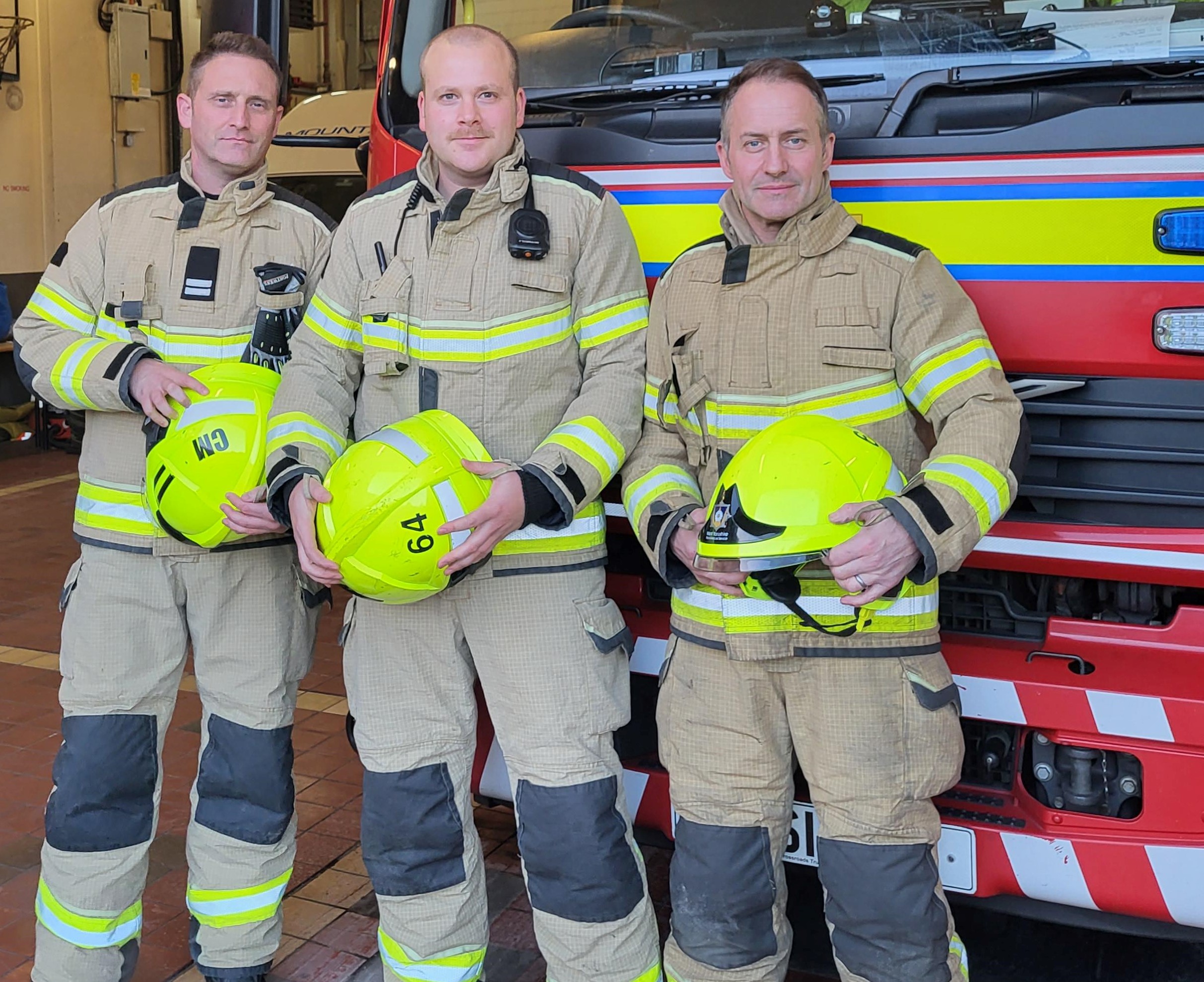 From left, Neal Andrews-Parry, James Barker and Damian Lord.