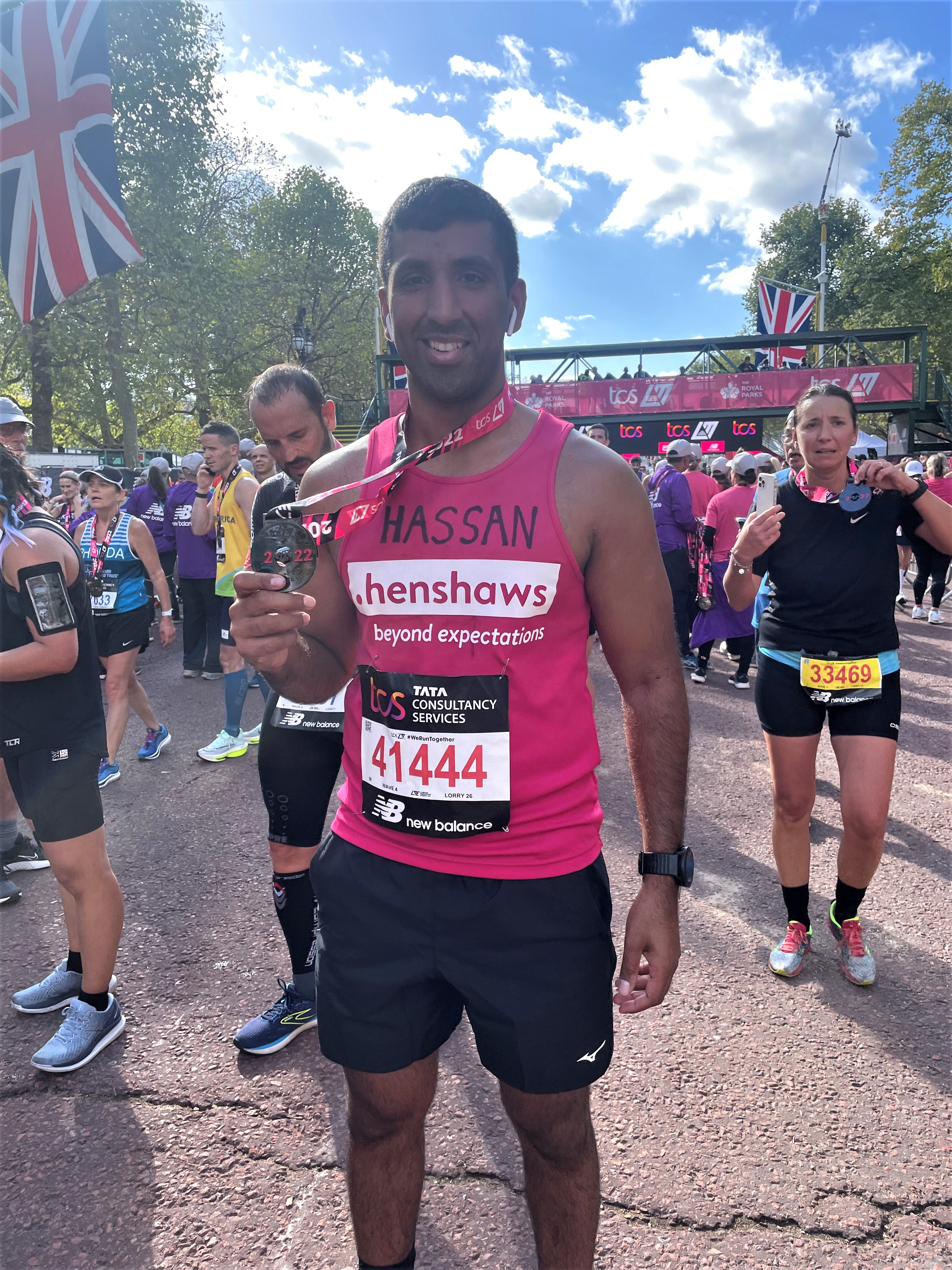 Firefighter Hassan Abrar will be doing the Leeds Marathon