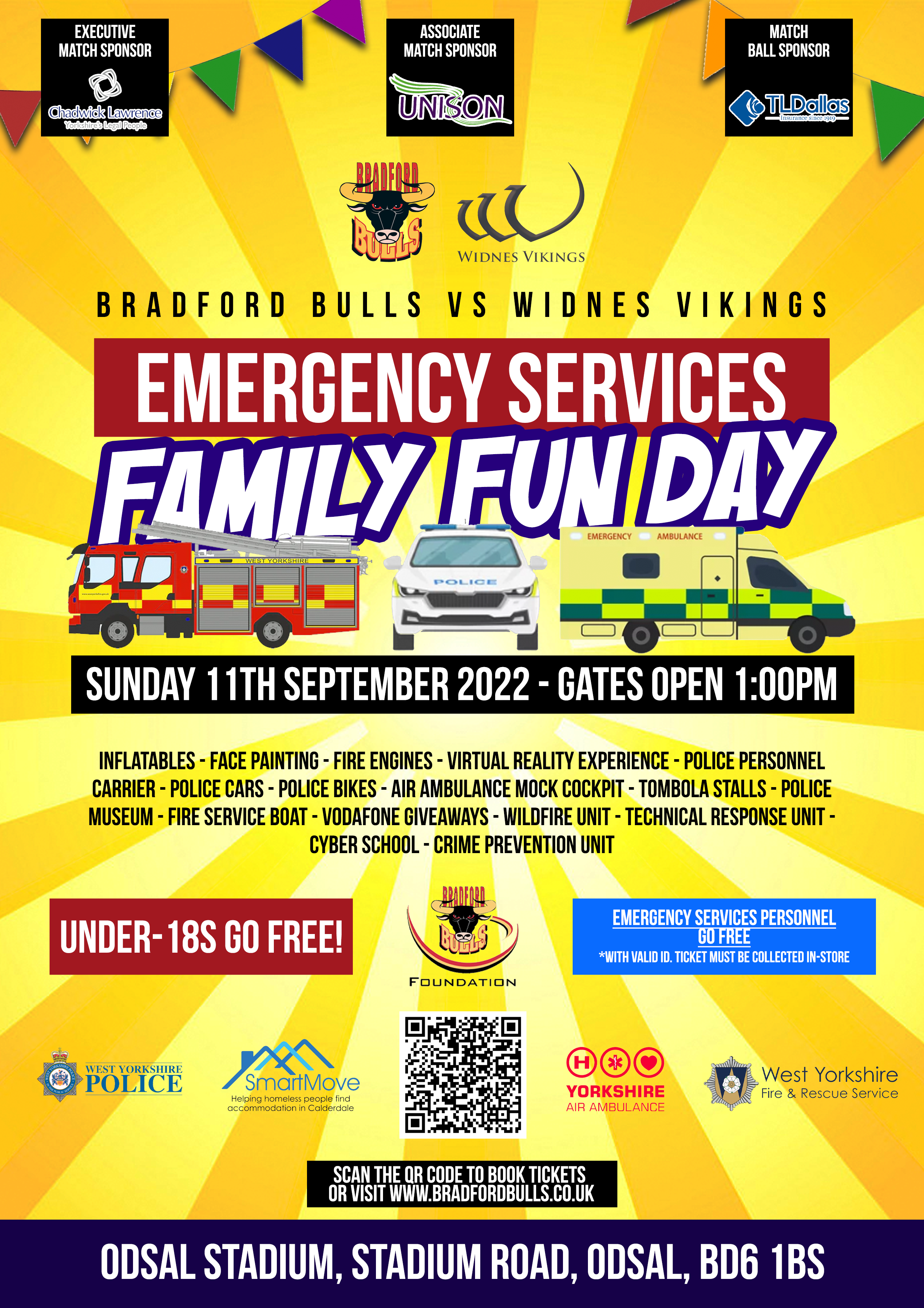 Family fun day at Odsal Stadium