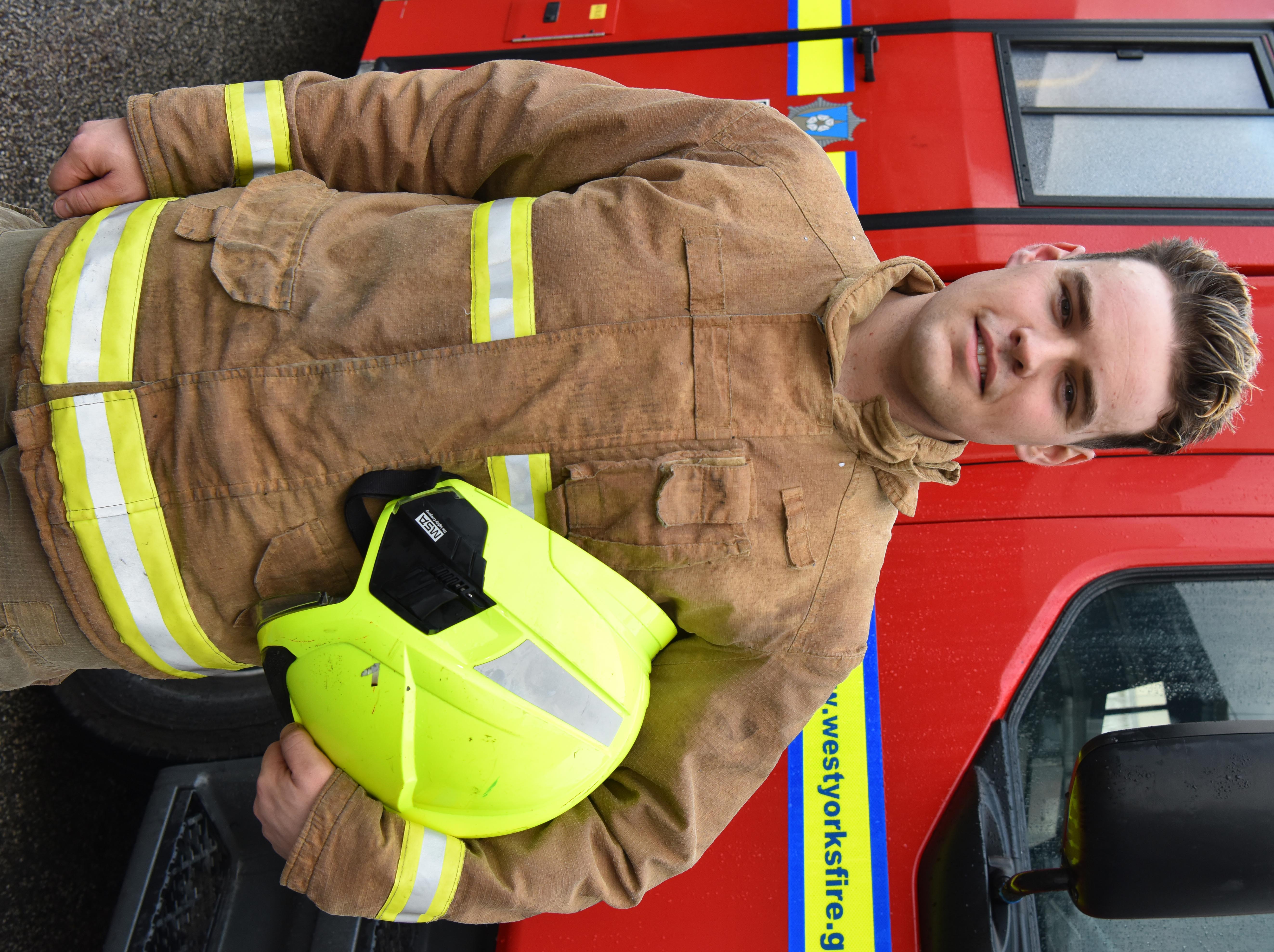 Photo of Toby Farmer at pass out parade.