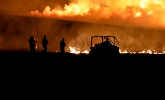 Fires at Marsden Moor