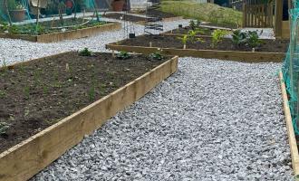 Allotment at Silsden Fire Station