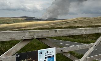 Marsden Moor fire May 23rd, 2023