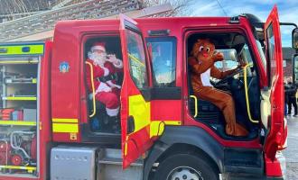 Santa and Rudolph are on hand to help