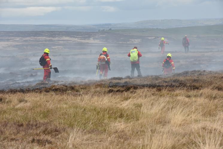 Wildfire Marsden Moor