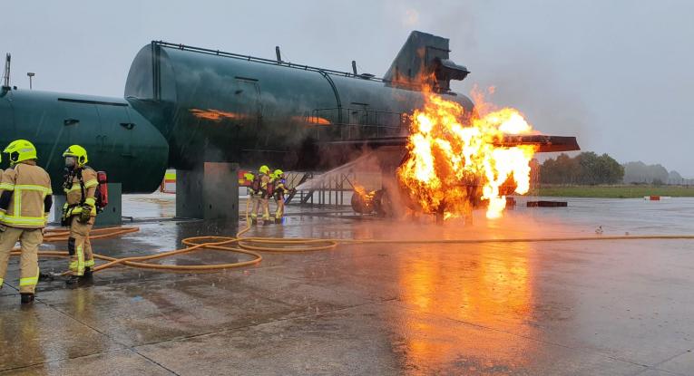 Training exercise at Doncaster Sheffield Airport