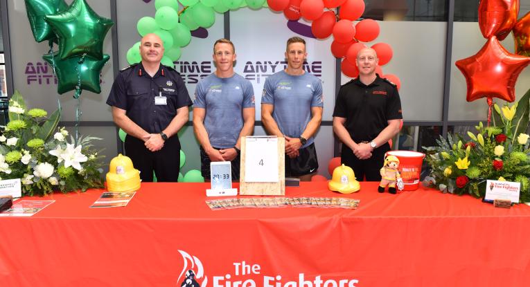 Mike and Kev Sutcliffe took on the challenge of climbing Bridgewater Place tower in Leeds 