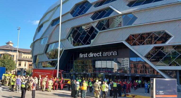 West Yorkshire emergency services take part in exercise at First Direct Arena Leeds